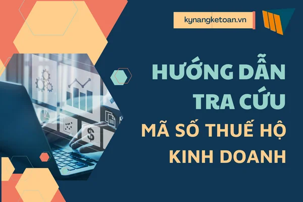 Hướng Dẫn Tra Cứu Mã Số Thuế Hộ Kinh Doanh