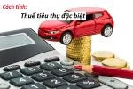 Phương pháp tính thuế tiêu thụ đặc biệt mới nhất