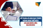 Kế Toán Lê Ánh Dạy Thực Hành Như Thế Nào Có Làm Được Việc Sau Khi Học