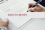 Mẫu giấy ủy quyền cá nhân, công ty mới nhất