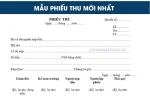 Mẫu Phiếu Thu Mới Nhất - Kỹ Năng Kế Toán